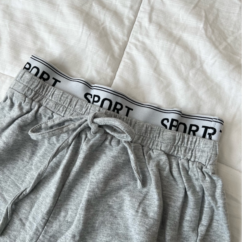 High Waist Sweat Shorts